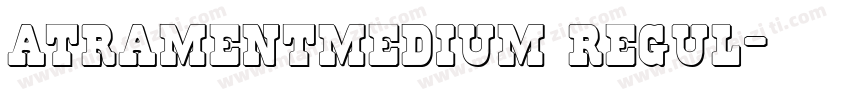 atramentmedium regul字体转换